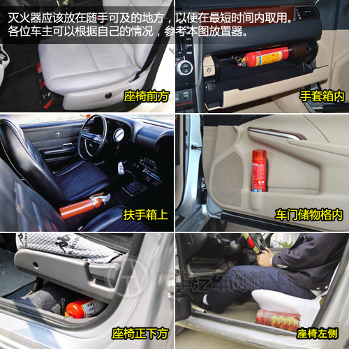 車載滅火器放置位置@chinaadec.com