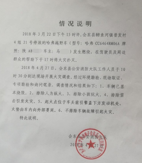 哈弗H6新車自燃燒成廢鐵 廠家檢測告知無質(zhì)量問題@chinaadec.com